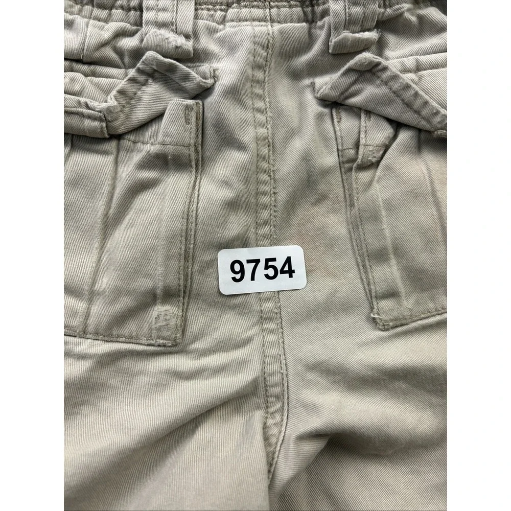 Boy's Faded Glory Khaki Tan Cargo Shorts Sz 4 Flap‎ Pockets
